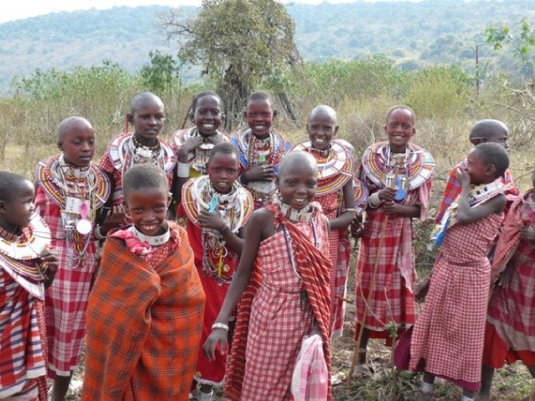 Maasai children in Loita